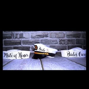 Bride & Bride Crew Captain & Sailor Hats